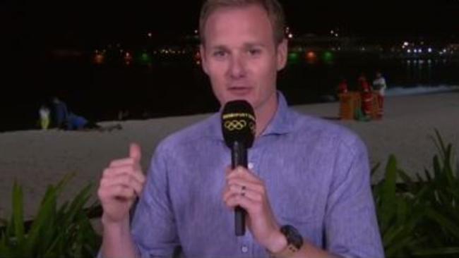 Rio 2016: Couple get frisky behind BBC presenter Dan Walker | news.com ...