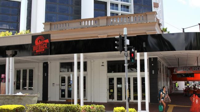 A rebranded Outback Jacks restaurant on the corner of Abbott and Aplin streets in the Cairns CBD is set to open next week for the first time in 11 months. Picture: PETER CARRUTHERS