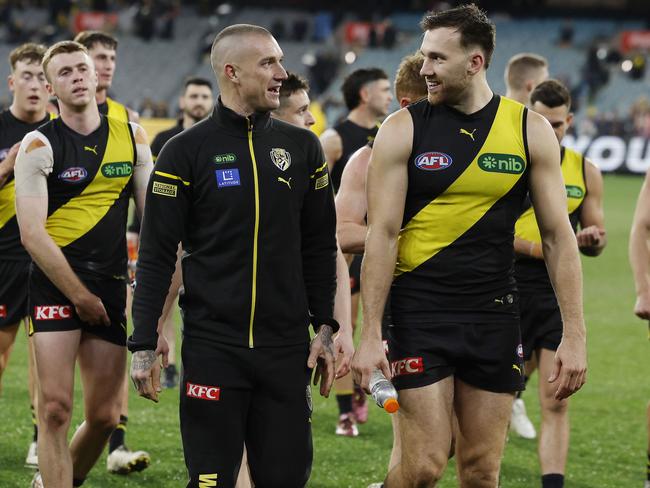 Richmond is hopeful Dustin Martin will return in round 21. Picture: Michael Klein