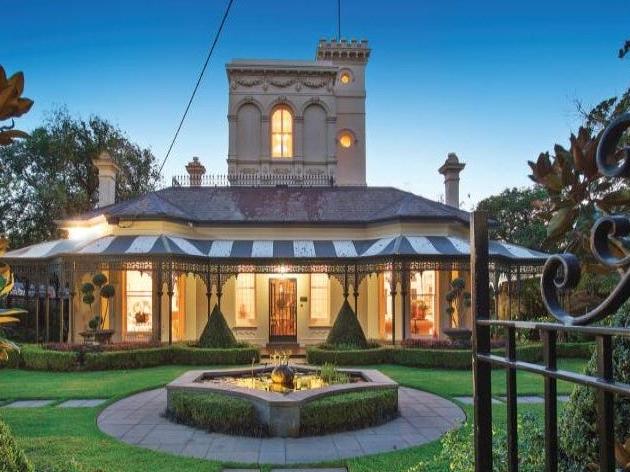 The glorious Victorian Italianate mansion on Russell St, Camberwell.