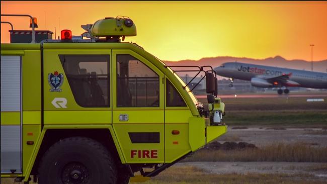 The Aviation Firefighters Union is demanding action over flight safety failures at the Gold Coast Airport. Picture: Supplied.