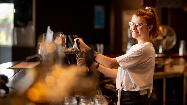 <s1>Christina Abdoo from the Deck Bar in Darwin is looking forward to welcoming interstate arrivals.</s1> <source> Picture: Che Chorley</source>