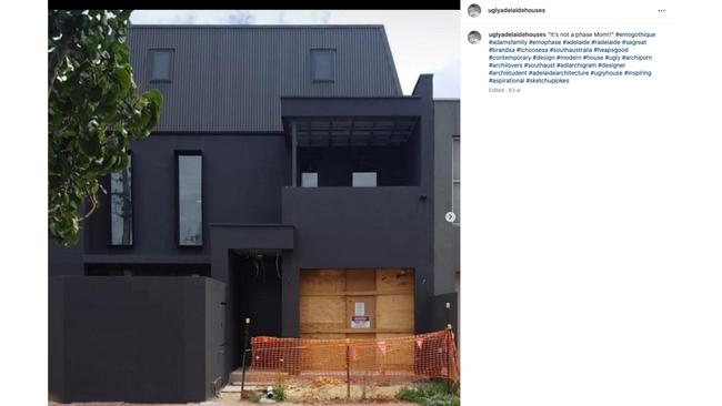 All it needs is a side fringe. Picture: Instagram/UglyAdelaideHouses