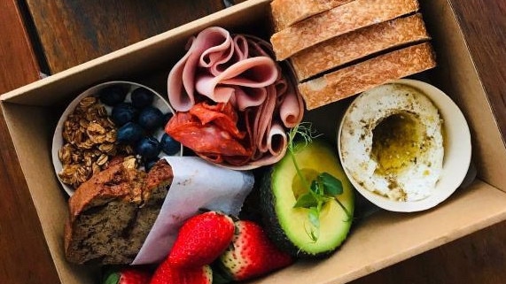 Pier One’s breakfast hamper. Picture: Supplied