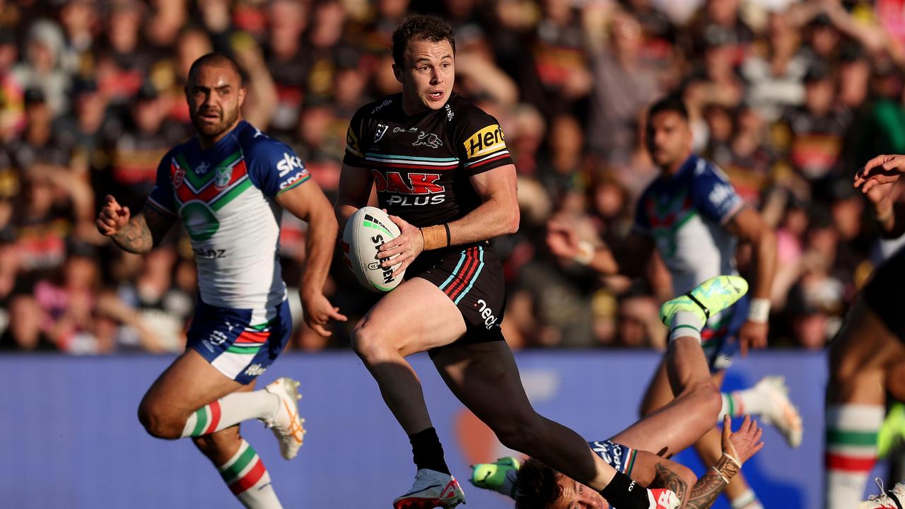 Dylan Edwards could shift into the centres to make his Kangaroos debut. Picture: Getty Images