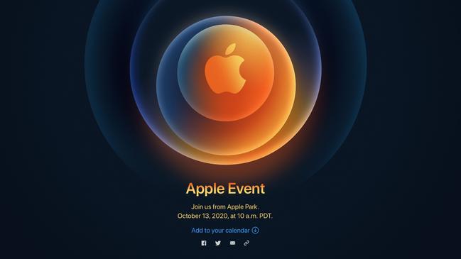 Apple has sent out invitations to its latest iPhone launch, to be streamed on October 14 AEDT.