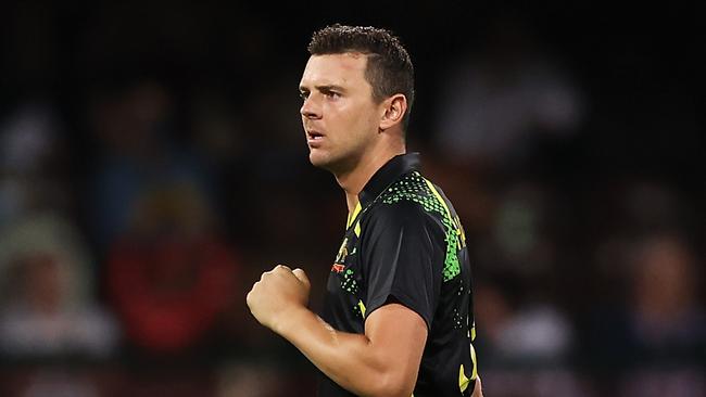 Josh Hazlewood is being rested from the upcoming white ball series to prepare for the IPL. Picture: Getty Images