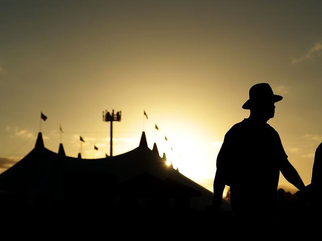 BYRON BAY, AUSTRALIA - MARCH 24:  Festival goers arrive at the 2016 Byron Bay Bluesfest on March 24, 2016 in Byron Bay, Australia.  (Photo by Mark Metcalfe/Getty Images)