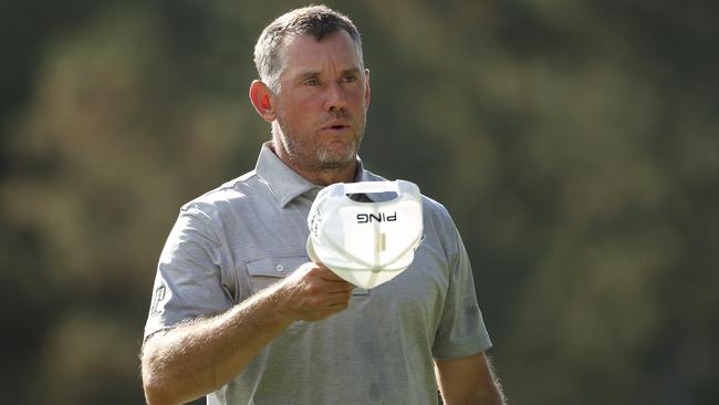 Lee Westwood carded an opening-round 68 after a hot start. Picture: Patrick Smith/Getty Images