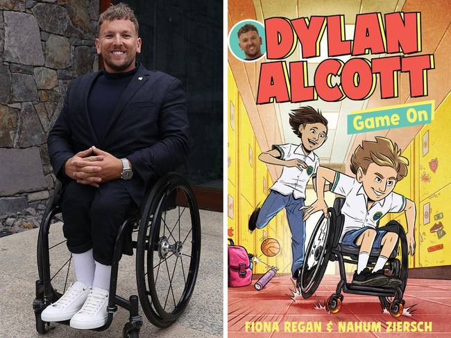 Dylan Alcott is launching a new series of books for kids. Picture: Supplied