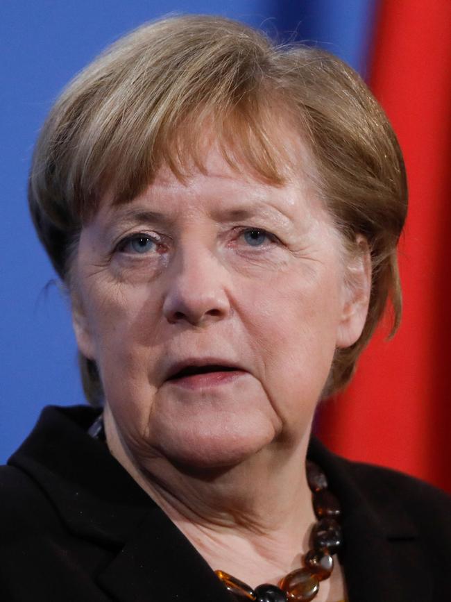 German Chancellor Angela Merkel. Picture: AFP