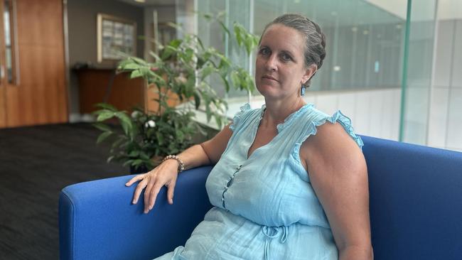 Redlynch resident, Tiffany Brand, attended Cairns Regional Council's ordinary meeting on Wednesday morning. Ms Brand is opposed to an industrial development at Crystal Cascades Horse Park. Picture: Samuel Davis