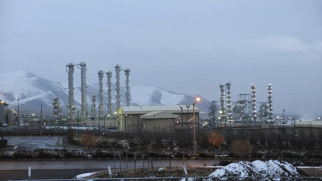 An Iranian heavy water nuclear facility. Picture: AP.