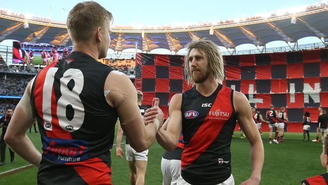 Michael Hurley and Dyson Heppell have lived through both crises. Picture: Getty Images