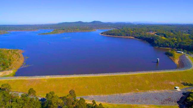 Calls have been made to use Leslie Harrison Dam at Capalaba on Tingalpa Creek for the flat water events at the Brisbane 2032 Olympics. Picture: SeqWater