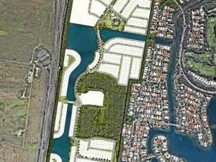 Stockland has released an impression of its re-worked development proposal for the Maroochy River north shore adjacent the Sunshine Motorway.