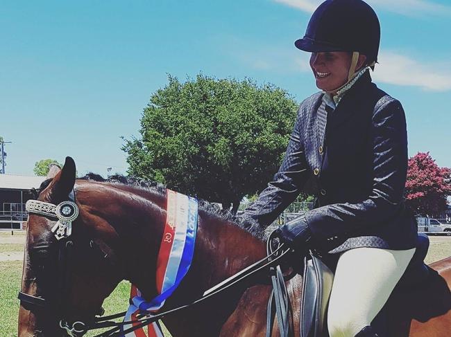 Lauren Killen has been a keen equestrian most of her life (Photo: Supplied).