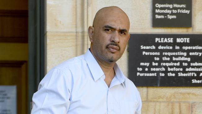 Tereapii Pokoina leaving Adelaide Magistrates Court. Picture: NCA NewsWire / Naomi Jellicoe