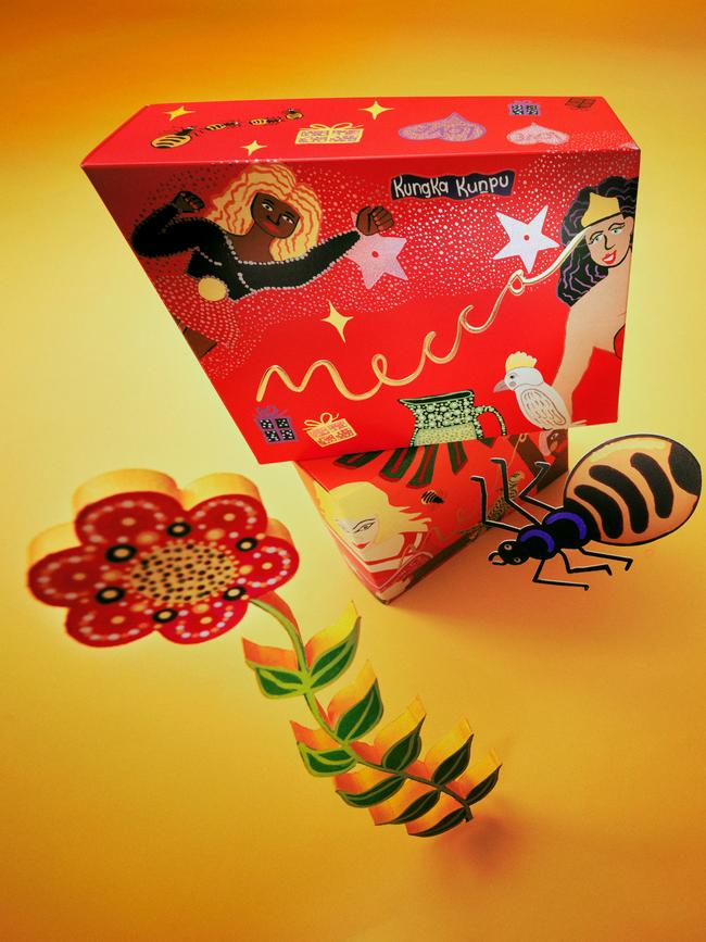 A sample of some of the beauty packaging. Picture: Supplied