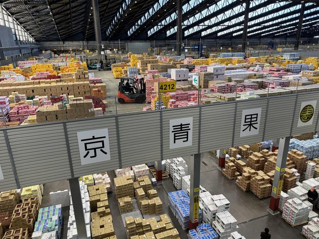 Tokyo’s Ota Fresh produce market as part of the Taste of Queensland trip. Picture: Contributed