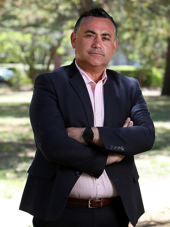 Deputy Premier of NSW John Barilaro has revealed he is facing a health scare. Picture: Kym Smith