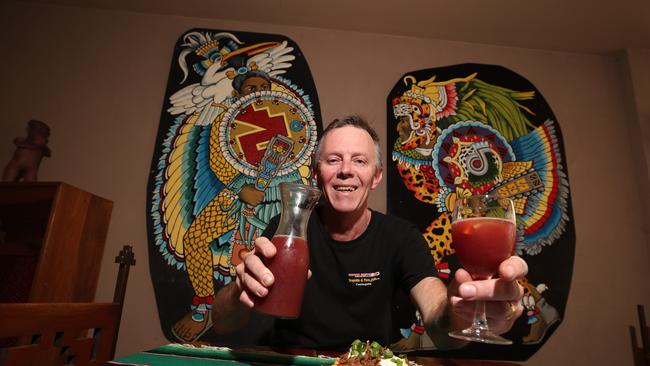 Care for Cooly campaign: Mark Belcher from the Aztec restaurant on Griffith St Coolangatta reckons there's nowhere better than Coolangatta to eat Mexican. Picture: Glenn Hampson.