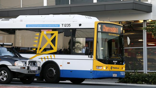 A Brisbane City Council bus pictured on Gympie Road, Kedron. Picture: AAP/Josh Woning