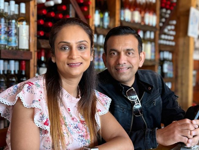 Bharat Patel and wife. NSW real estate.