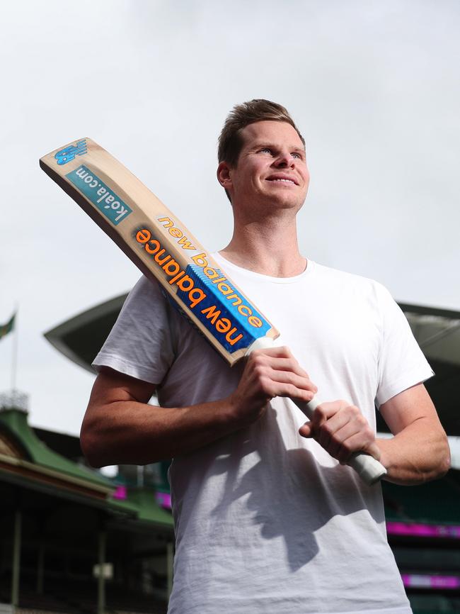Australian cricketer Steve Smith poses at the SCG. Picture: Brett Costello