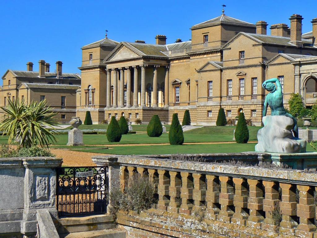 The majestic Holkham Hall where Lady Anne’s friendship with the Queen and Princess Margaret was born. Picture: Supplied