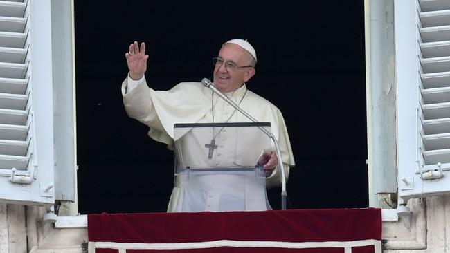 Pope Francis has been identified as a target by the terror group. Picture: Filippo Monteforte/AFP