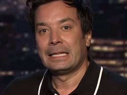 Jimmy Fallon reacting to the presidential debate.