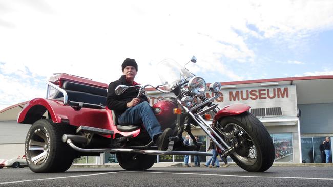 Tourism operator Peter Judd who runs Trike Adventures in Dubbo, which runs tours on three-wheeled motorbikes, said his business had dropped significantly during the pandemic. Picture: Supplied