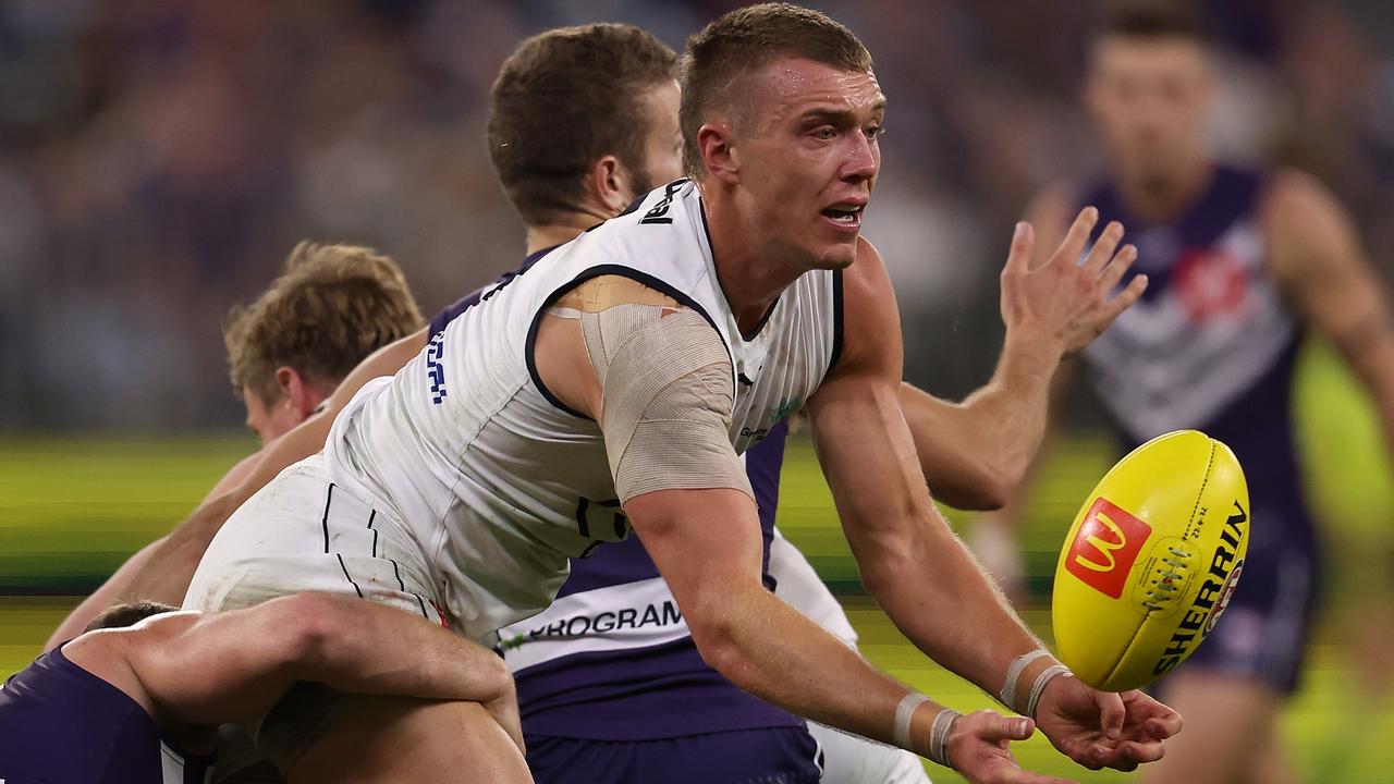 Patrick Cripps had another massive game for the Blues. Picture: Getty Images