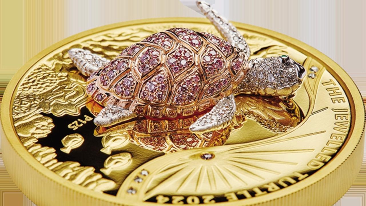 Perth Mint releases rare Jewelled Turtle gold coin worth $2500 | news ...