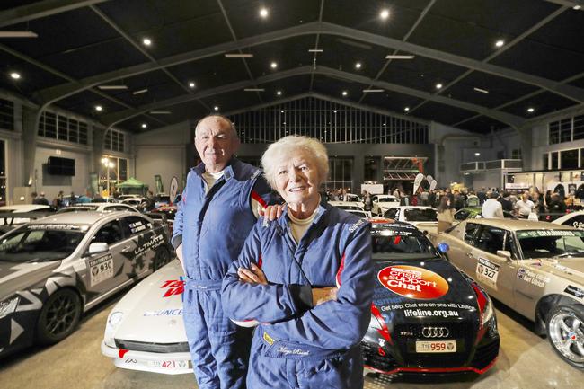 Targa couple Mac and Marje Russell. Picture: PATRICK GEE