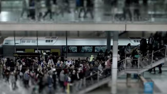 Rush hour... A further 55 per cent of the CBD population is now made up of young professionals without children who want to live and work in the city.