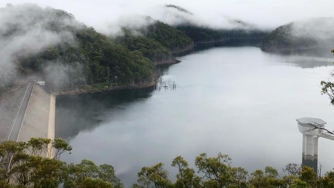 Image of Mangrove Creek Dam taken July 2018