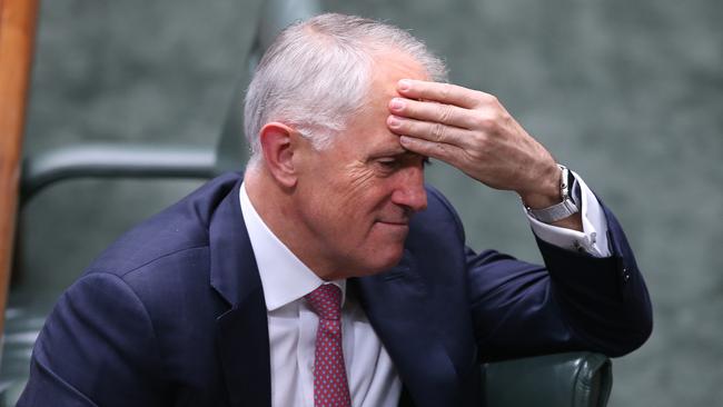 PM Malcolm Turnbull — facing a sea of outrage.