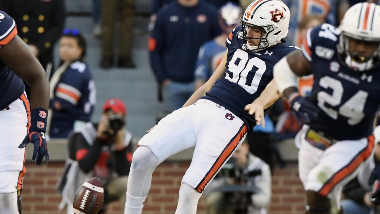 Former St Kilda player Arryn Siposs one of seven Australians in the NFL  this season