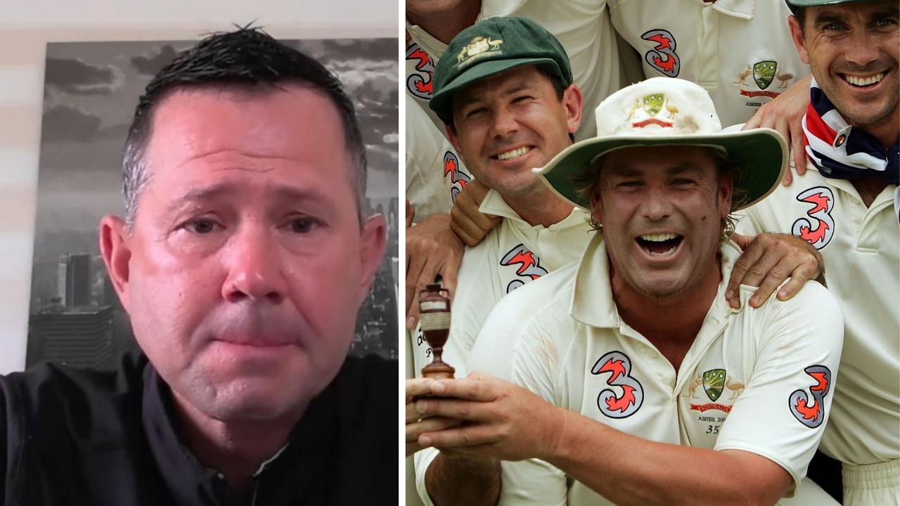 Ricky Ponting said Warne's death is still too raw. Photo: ICC and Getty Images