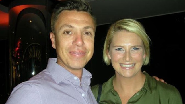 Olympic swimmer Leisel Jones and her now ex-partner Damon Martin.