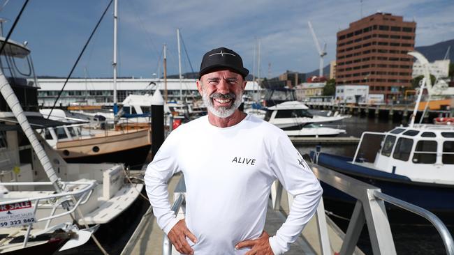 Duncan Hine of yacht Alive who won the 2018 Sydney to Hobart yacht race. Picture: NIKKI DAVIS-JONES