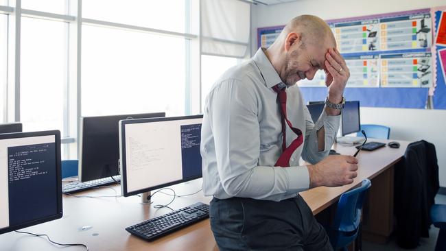 Hundreds of Victorian teachers are affected by restrictions keeping them out of the classroom.