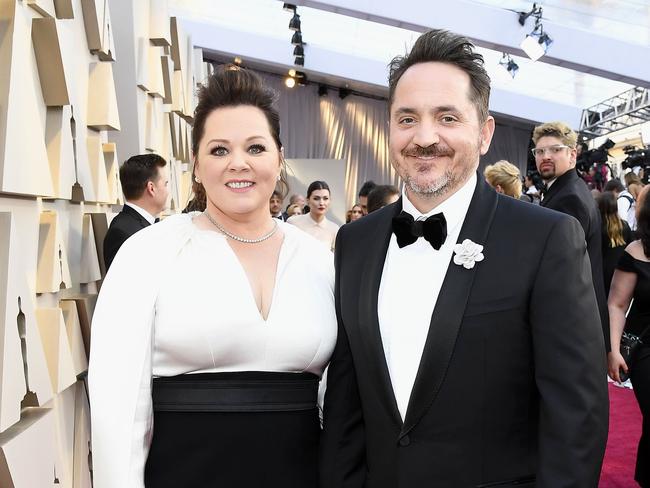 HOLLYWOOD, CALIFORNIA - FEBRUARY 24: (L-R) Melissa McCarthy and Ben Falcone attend the 91st Annual Academy Awards at Hollywood and Highland on February 24, 2019 in Hollywood, California.   Kevork Djansezian/Getty Images/AFP == FOR NEWSPAPERS, INTERNET, TELCOS & TELEVISION USE ONLY ==