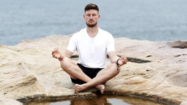 Australian batsman Cameron Bancroft took up yoga during his nine-month ban from cricket. Picture: Getty Images 