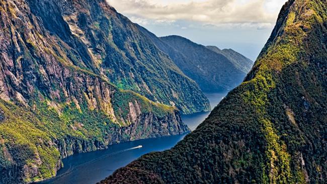 Milford Sound, Fiordland National Park, on New Zealand’s south island.