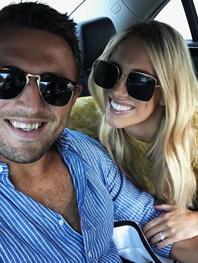 Reunited. Sam and Phoebe Burgess back together after a temporary split. Picture: Instagram