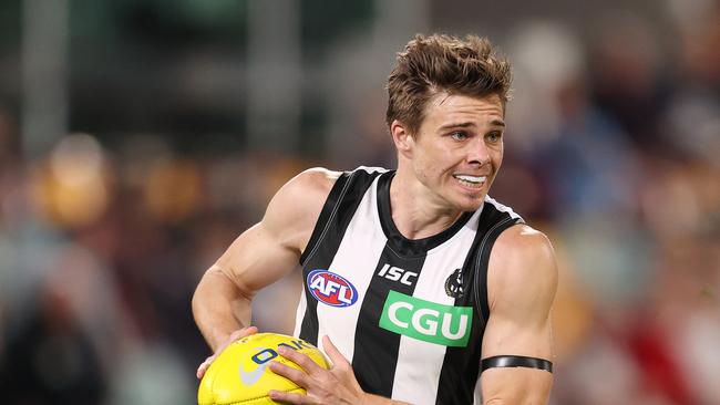 Magpies forward Josh Thomas retired at the end of the 2021 season. Pic: Michael Klein