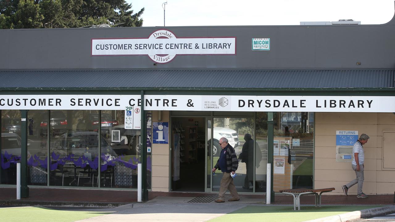 Drysdale Library and City of Greater Geelong Customer Service office. Picture: Alison Wynd